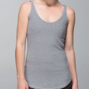 Lululemon Mudra Tank Heathered Medium Grey